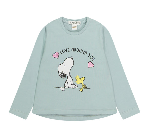 T-shirt manica lunga Melby Peanuts Snoopy
